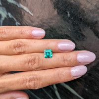 1.48 Ct. Emerald from Colombia Life Style