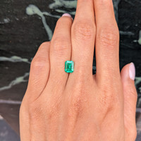 1.13 Ct. Emerald from Colombia Life Style