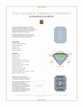 2.48 Ct. Emerald from Colombia 3 D Scan Report