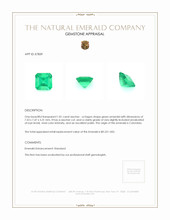 1.81 Ct. Emerald from Colombia Appraisal