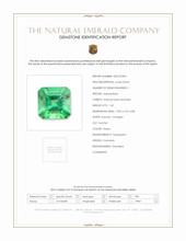 1.43 Ct. Emerald from Colombia Scan Report