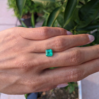 1.25 Ct. Emerald from Colombia Life Style