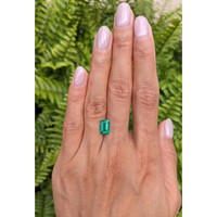 1.32 Ct. Emerald from Colombia Life Style