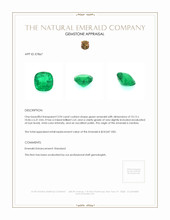 3.94 Ct. Emerald from Zambia Appraisal