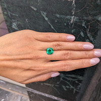 3.94 Ct. Emerald from Zambia Life Style