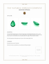 0.81 Ct. Emerald from Zambia Appraisal