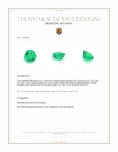 0.61 Ct. Emerald from Zambia Appraisal