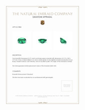 0.37 Ct. Emerald from Zambia Appraisal