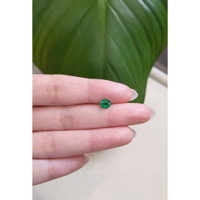 0.61 Ct. Emerald from Zambia Life Style