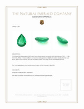 0.89 Ct. Emerald from Zambia Appraisal