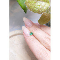 0.39 Ct. Emerald from Zambia Life Style