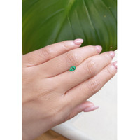 0.38 Ct. Emerald from Zambia Life Style