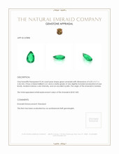 0.34 Ct. Emerald from Zambia Appraisal