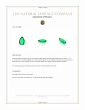 0.34 Ct. Emerald from Zambia Appraisal
