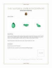 0.38 Ct. Emerald from Zambia Appraisal