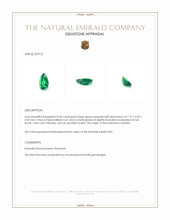 0.44 Ct. Emerald from Zambia Appraisal