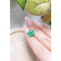3.28 Ct. Emerald from Brazil Life Style