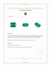 1.34 Ct. Emerald from Afghanistan Appraisal