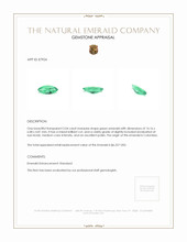 2.04 Ct. Emerald from Colombia Appraisal