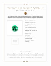 0.34 Ct. Emerald from Afghanistan Scan Report