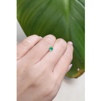 0.34 Ct. Emerald from Afghanistan Life Style