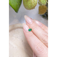 0.32 Ct. Emerald from Afghanistan Life Style