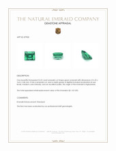 0.32 Ct. Emerald from Afghanistan Appraisal