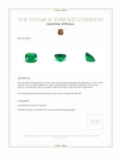 0.58 Ct. Emerald from Afghanistan Appraisal