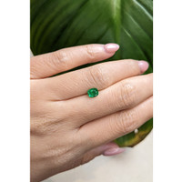 0.58 Ct. Emerald from Afghanistan Life Style