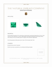 0.24 Ct. Emerald from Afghanistan Appraisal