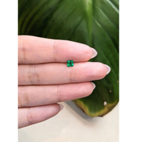 0.24 Ct. Emerald from Afghanistan Life Style