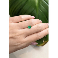 0.62 Ct. Emerald from Afghanistan Life Style