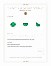 1.02 Ct. Emerald from Afghanistan Appraisal