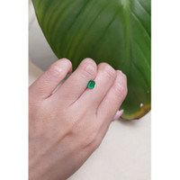 0.71 Ct. Emerald from Colombia Life Style
