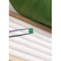 0.64 Ct. Emerald from Colombia Life Style