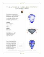 0.87 Ct. Emerald from Zambia 3 D Scan Report