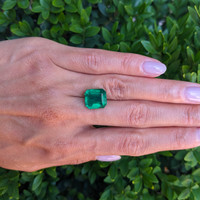 7.02 Ct. Emerald from Zambia Life Style
