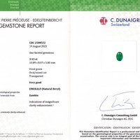 3.13 Ct. Emerald from Zambia Scan Report