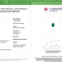 3.13 Ct. Emerald from Zambia Scan Report