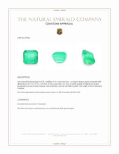 5.21 Ct. Emerald from Zambia Appraisal