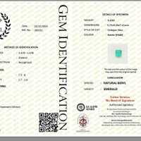 5.21 Ct. Emerald from Zambia Scan Report