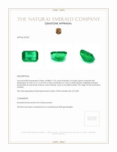 2.55 Ct. Emerald from Zambia Appraisal