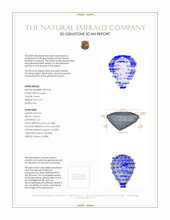 0.79 Ct. Emerald from Zambia 3 D Scan Report