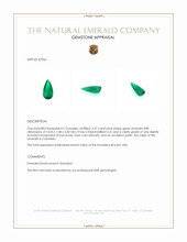 3.37 Ct. Emerald from Colombia Appraisal