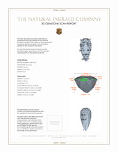 3.37 Ct. Emerald from Colombia 3 D Scan Report