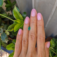 0.56 Ct. Emerald from Zambia Life Style