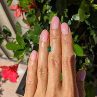 0.56 Ct. Emerald from Zambia Life Style