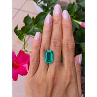 10.07 Ct. Emerald from Colombia Life Style