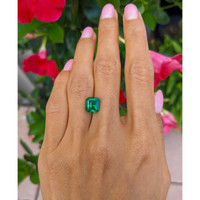 2.94 Ct. Emerald from Colombia Life Style