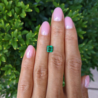 0.99 Ct. Emerald from Zambia Life Style
